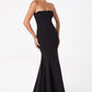 Astee T2010 Fitted Strapless Mermaid Gown