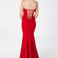 Astee T2010 Fitted Strapless Mermaid Gown