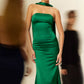 Astee T2012 Strapless Fitted Mermaid Gown with Scarf
