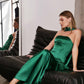 Astee T2012 Strapless Fitted Mermaid Gown with Scarf