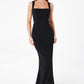Astee T3000 Classic Modest Fitted Gown with Back Leg Slit