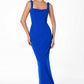 Astee T3000 Classic Modest Fitted Gown with Back Leg Slit