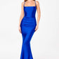Astee T3001 Long Fitted Evening Gown Strappy Open Back