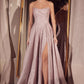 Ladivine Amoris T701 Strapless Glitter A-Line Gown
