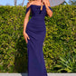 Ladivine Amoris T705 Off Shoulder Fitted Bridesmaid Gown