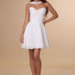 Amoris T709 Short Strapless Chiffon Dress