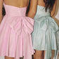 Amoris T710 Halter Top Short V-Neck Glitter Dress