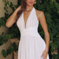 Amoris T715W Halter Neck Chiffon A-Line Evening Gown