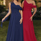 Amoris T716 One Shoulder Chiffon A-Line Evening Dress