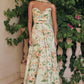Amoris T717 Floral Chiffon A-Line Gown Corset Back