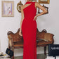Amoris T730 One Shoulder Chiffon Formal Gown