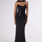 Amoris T732 Strapless Fitted Column Semi-Formal Gown