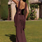 Amoris T732 Strapless Fitted Column Semi-Formal Gown