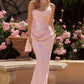 Amoris T732 Strapless Fitted Column Semi-Formal Gown
