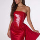 Amoris T734 Sculpted Modern Fit Strapless Mini Dress
