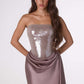 Amoris T734 Sculpted Modern Fit Strapless Mini Dress