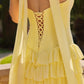 Amoris T739 Short Strapless Mini Tiered Chiffon Ruffle Skirt