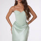 Amoris T746 Strapless Fitted Bodice Tiered Ruffle Mini Skirt Dress