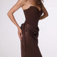 Amoris T747 Long Fitted Gown Convertible to Short Mini Dress