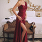 Amoris T817 Long One Shoulder Fitted Evening Dress Side Sash