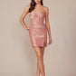Nox Anabel T867 Dress Strapless Sweetheart Fitted Short Cocktail