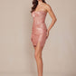 Nox Anabel T867 Dress Strapless Sweetheart Fitted Short Cocktail
