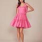 Nox Anabel T869 Dress A-Line Semi Sweetheart Ribbon Straps