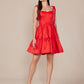 Nox Anabel T869 Dress A-Line Semi Sweetheart Ribbon Straps