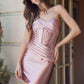 Nox Anabel T871 Dress Short Strapless Cocktail Bodycon