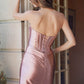 Nox Anabel T871 Dress Short Strapless Cocktail Bodycon