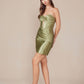 Nox Anabel T871 Dress Short Strapless Cocktail Bodycon