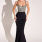 Ladivine Amoris T9002 Long Fitted Embellished Bodice Formal Gown