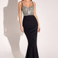 Ladivine Amoris T9002 Long Fitted Embellished Bodice Formal Gown