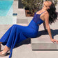 Ladivine Amoris T9002 Long Fitted Embellished Bodice Formal Gown