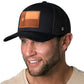 Texas Flag Trucker Hat  |  Leather TX Snapback