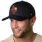Texas Flag Trucker Hat  |  Leather State Outline TX Snapback