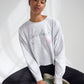 Take Heart Cropped LS Women's Tee