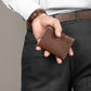 SleekCut Tri-Fold Wallet - Brown