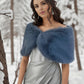 Grey Fur Wrap (Serena Gry05)