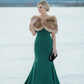 Honey Brown Fur Wrap (Serena LBrw03)