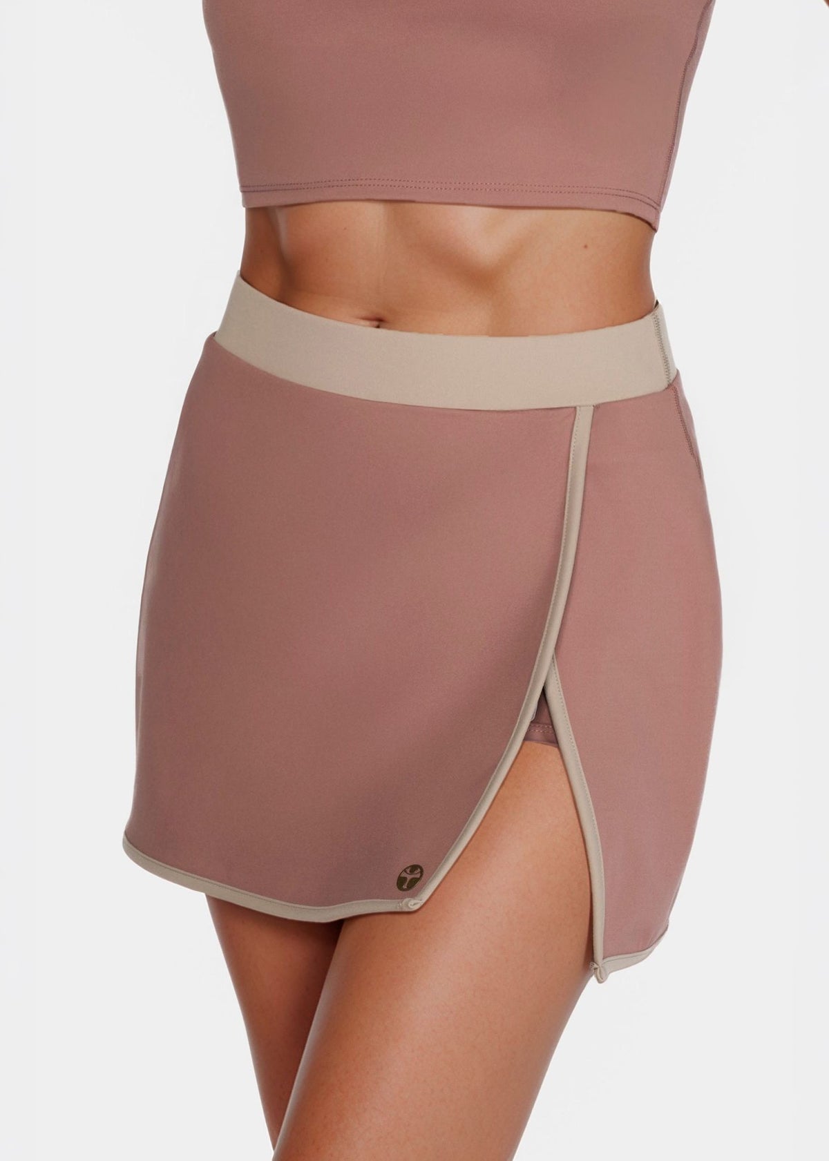 Trophy Yoga built-in shorts golf skirt made in USA, athletic shirt and top apparel