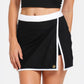 Trophy Yoga built-in shorts golf skirt made in USA, athletic design shown from the front