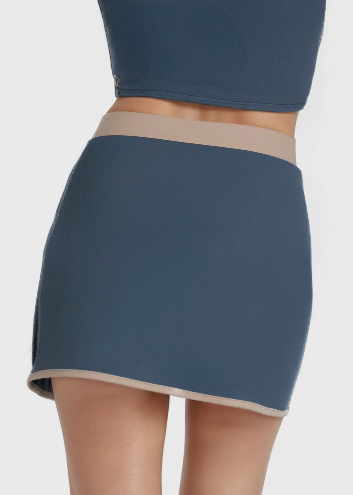 Trophy Yoga built-in shorts golf skirt in a sporty silhouette, made in USA