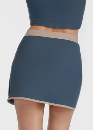Trophy Yoga built-in shorts golf skirt in a sporty silhouette, made in USA