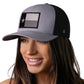 Texas Flag Trucker Hat  |  Tactical Gray-Black TX Snapback