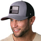 Texas Flag Trucker Hat  |  Tactical Gray-Black TX Snapback