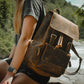 The Hagen Backpack | Vintage Leather Backpack-4