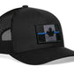 Thin Blue Line Trucker Hat  |  Canadian Maple Leaf Tactical Snapback