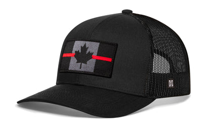 Thin Red Line Trucker Hat  |  CAN Tactical Firefighter Snapback