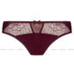 Semi Sheer Thong Panty Pamela Aubergine-2